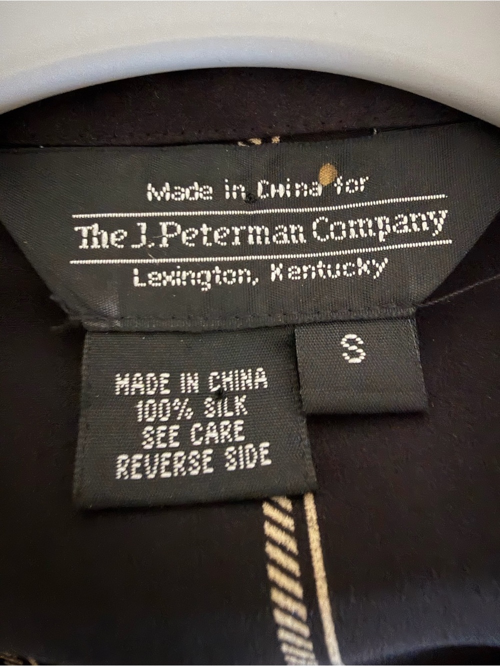 J.Peterman Company Gangster 100% Silk Robe S - Picture 4 of 6